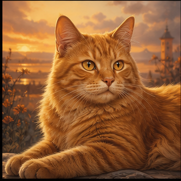 Orange Cat result portrait