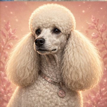 Poodle result portrait